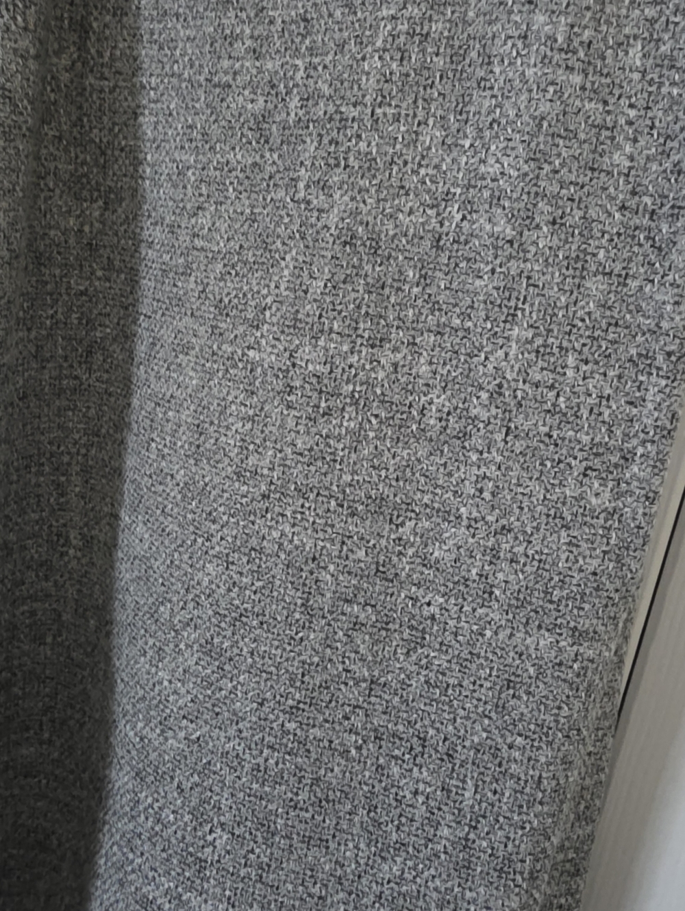 High-Waisted NWT Wide-Leg Gray Trousers In Gray melange Size 2 - Picture 10 of 11